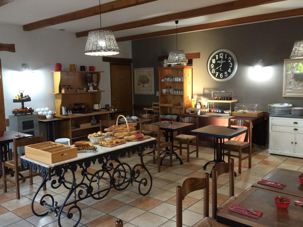 Logis Hotel Restaurant Le Mas De Mon Pere Saint-Jean-le-Centenier Exteriör bild