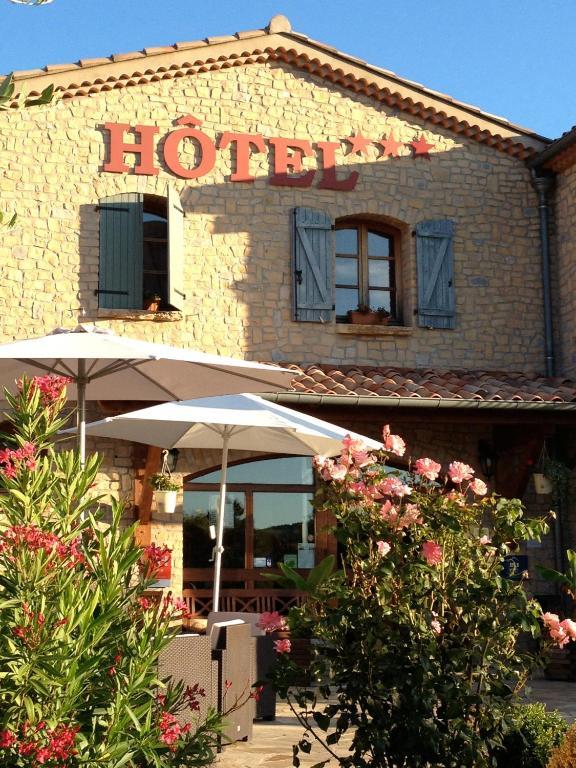 Logis Hotel Restaurant Le Mas De Mon Pere Saint-Jean-le-Centenier Exteriör bild