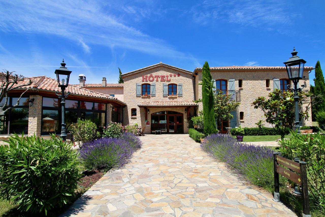 Logis Hotel Restaurant Le Mas De Mon Pere Saint-Jean-le-Centenier Exteriör bild